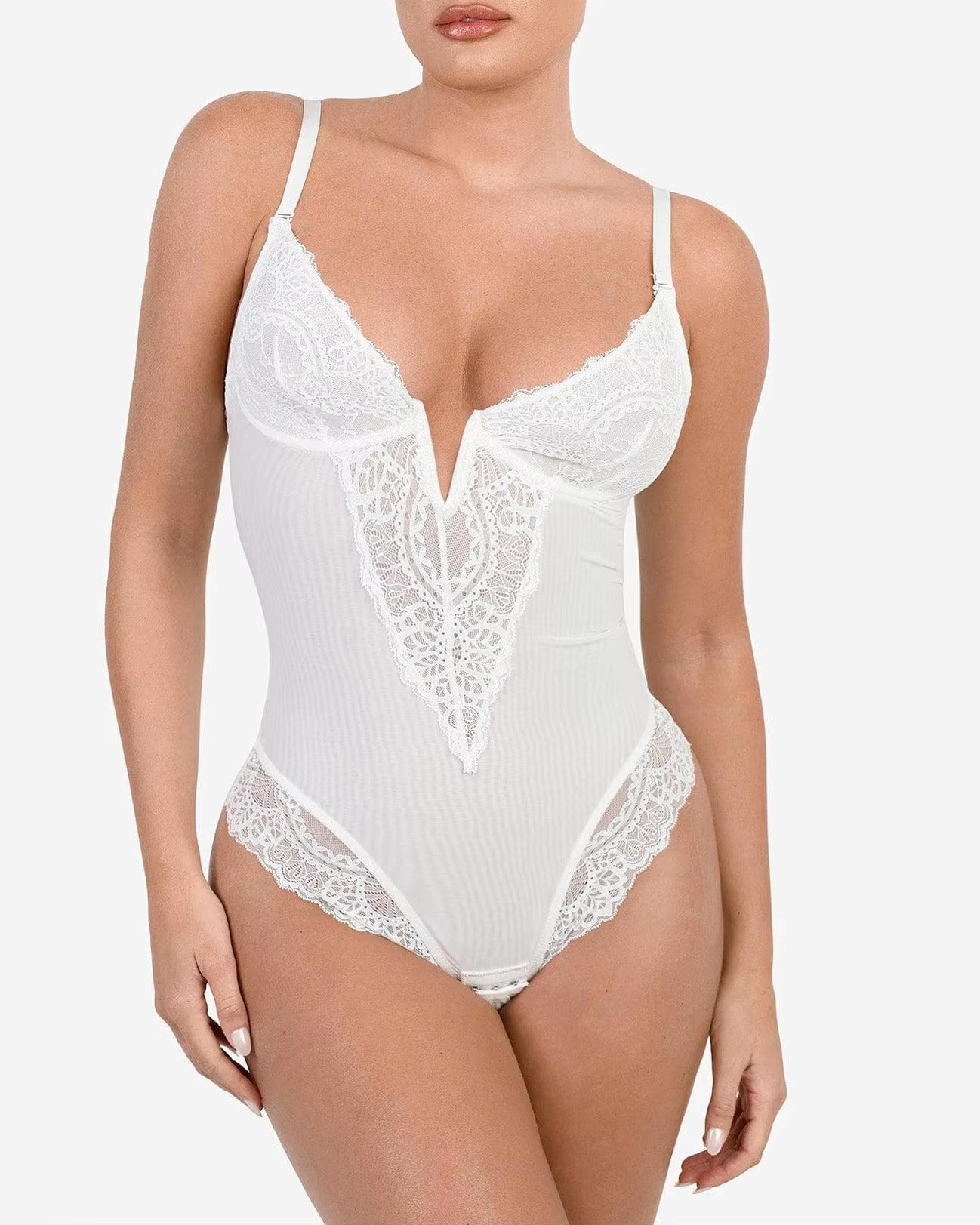Body z dekoltem w serek