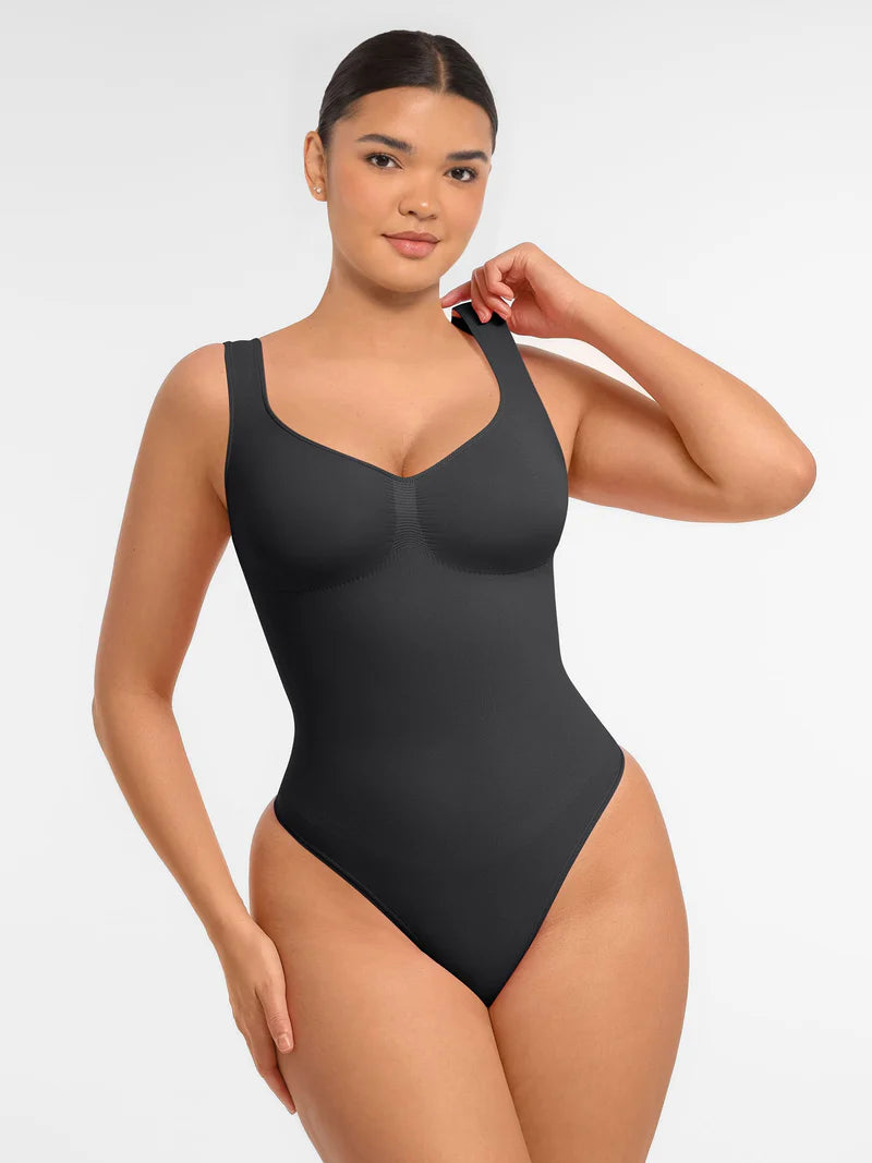 Bezszwowe body modelujące ze stringami