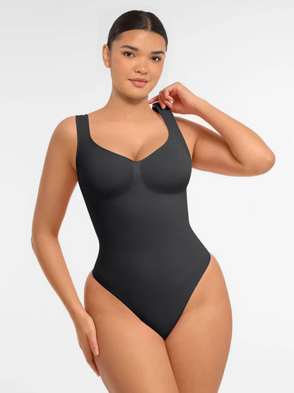 Bezszwowe body modelujące ze stringami