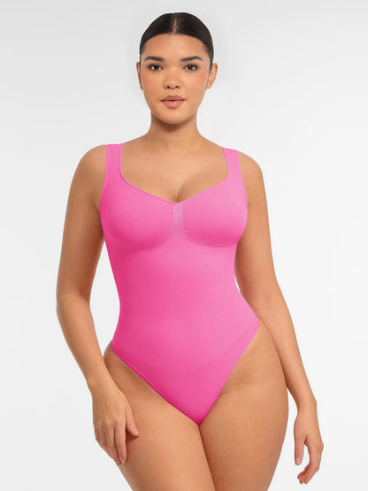 Bezszwowe body modelujące ze stringami