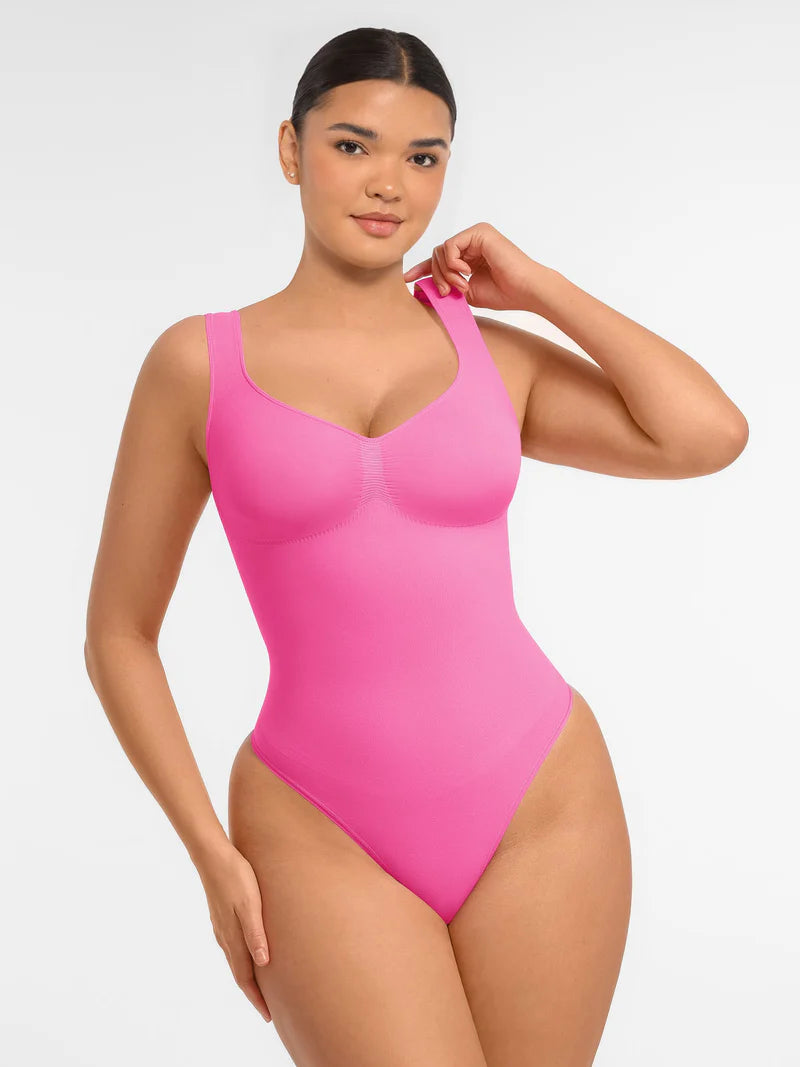 Bezszwowe body modelujące ze stringami