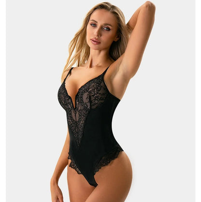 Body z dekoltem w serek
